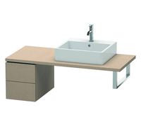 Duravit L-Cube élément bas pour console, 2 tiroirs, 320x400x547mm, LC583507575, Couleur: Décor en lin