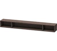 Duravit L-Cube LC120107272 100 x 14 cm, chêne foncé brossé, 3 compartiments, horizontal