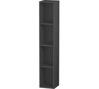 Duravit Étagère L-Cube LC120504949 18×100 cm, 4 compartiments, décor graphite mat