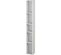 Duravit L-Cube Élément d'étagère vertical, 5 compartiments, 180x180x1400mm, LC120601818, Couleur: Décor blanc mat