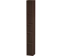 Duravit L-Cube Élément d'étagère vertical, 5 compartiments, 180x180x1400mm, LC120606969, Couleur: Noyer brossé Placage bois véritable