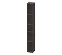 Duravit L-Cube Élément d'étagère vertical, 5 compartiments, 180x180x1400mm, LC120608080, Couleur: Décor graphite super mat