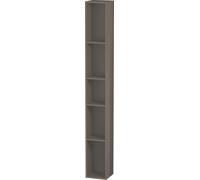 Duravit Étagère L-Cube LC120608989 5 compartiments 180×180×1400 mm Laque haute brillance gris flanelle