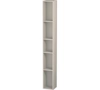 Duravit L-Cube LC120609191 18x18x140cm, 5 compartiments, vertical, taupe mat
