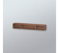 Duravit L-Cube Élément d'étagère horizontal, 3 compartiments, 140x800x120mm, LC120007979, Couleur: Décor noyer naturel