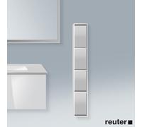 Duravit L-Cube Élément d'étagère vertical, 4 compartiments, 180x180x1000mm, LC120502222, Couleur: Décor blanc brillant