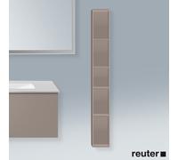Duravit Étagère L-Cube LC120604343 verticale 5 compartiments 180x180x1400 mm décor basalte mat