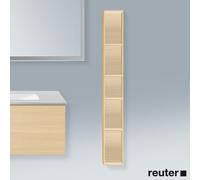 Duravit L-Cube Élément d'étagère vertical, 5 compartiments, 180x180x1400mm, LC120607171
