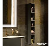 Duravit Étagère L-Cube LC120608989 5 compartiments 180×180×1400 mm Laque haute brillance gris flanelle