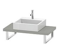 Duravit L-Cube LC100C00707 épaisseur 4,5 cm, gris béton mat, pour Vasques à poser , variable