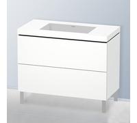 Duravit L-Cube Meuble avec vasque Vero Air, 2 tiroirs, LC6938N8484,