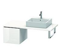 Duravit L-Cube meuble bas LC583102222 42 x 54,7 cm, blanc brillant, pour console, 2000 coulissant