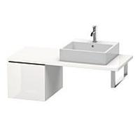 Duravit L-Cube meuble bas LC583108585 42 x 54,7 cm, blanc brillant, pour console, 2000 coulissant