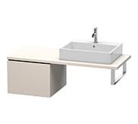 Duravit L-Cube meuble bas LC583209191 52 x 54,7 cm, taupe mat, pour console, coulissant 2000