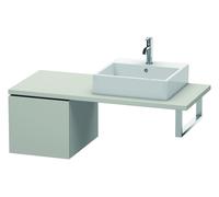 Duravit L-Cube Meuble bas pour console, 1 tiroir, 420x400x547mm, LC583100707, Couleur: DÃ©cor gris bÃ©ton mat