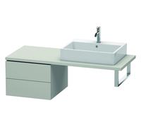 Duravit L-Cube Meuble bas pour console, 2 tiroirs, 520x400x547mm, LC583700707, Couleur: DÃ©cor gris bÃ©ton mat