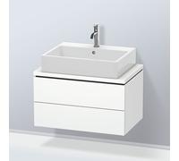 Duravit L-Cube Meuble sous-lavabo pour console, Compact, suspendu, 2 tiroirs, 720x400x477mm, LC580608484