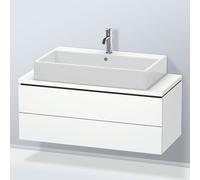 Meuble sous-lavabo Duravit L-Cube pour console, Compact, suspendu, 2 tiroirs, 1020x400x477mm, LC580908484