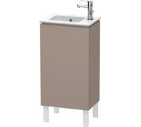 Duravit L-Cube Meuble sous-lavabo à poser, 1 porte, charnière à droite, 420x704x294mm, LC6273R4343, Couleur: Décor basalte mat