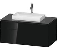 Duravit L-Cube Meuble sous-lavabo en console suspendu, avec plan de toilette en console, 2 tiroirs, 1020x482x550mm, LC4881040400000