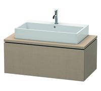 Duravit L-Cube Meuble sous-lavabo pour console, suspendu, 1 tiroir, 1020x400x547mm, LC581407575, Couleur: Décor en lin