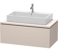 Duravit L-Cube Meuble sous-lavabo pour console, suspendu, 1 tiroir, 1020x400x547mm, LC581408383, Couleur: Décor taupe super mat