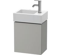 Duravit L-Cube Meuble sous-lavabo suspendu, 1 porte, charnière à droite, 364x400x241mm, LC6293R0707, Couleur: DÃ©cor gris bÃ©ton mat