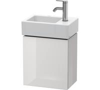 Duravit L-Cube Meuble sous-lavabo suspendu, 1 porte, charnière à droite, 364x400x241mm, LC6293R2222, Couleur: Décor blanc brillant