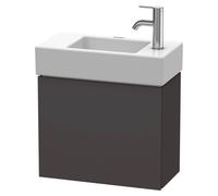 Duravit L-Cube Meuble sous-lavabo suspendu, 1 porte, charnière à droite, 480x400x240mm, LC6246R8080