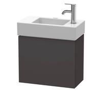 Duravit L-Cube Meuble sous-lavabo suspendu, 1 porte, charnière à droite, 480x400x240mm, LC6246R8080, Couleur: Décor graphite super mat