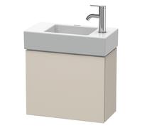 Duravit L-Cube Meuble sous-lavabo suspendu, 1 porte, charnière à droite, 480x400x240mm, LC6246R9191, Couleur: DÃ©cor taupe mat