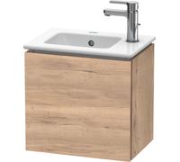 Duravit L-Cube Meuble sous-lavabo suspendu, 1 porte, charnière à gauche, 420x400x294mm, LC6272L5555