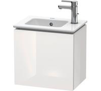 L-Cube Duravit vasque LC6272L8585 42x29,4x40cm, suspendu, porte à gauche, blanc brillant