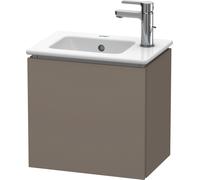 Duravit L-Cube Meuble sous-lavabo suspendu, 1 porte, charnière à gauche, 420x400x294mm, LC6272L9090