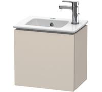 Duravit L-Cube Meuble sous-lavabo suspendu, 1 porte, charnière à gauche, 420x400x294mm, LC6272L9191