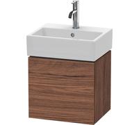Duravit L-Cube Meuble sous-lavabo suspendu, 1 porte, charnière à gauche, 434x400x341mm, LC6245L2121
