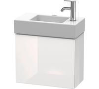 Duravit L-Cube Meuble sous-lavabo suspendu, 1 porte, charnière à gauche, 480x400x240mm, LC6246L1616