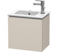 Duravit L-Cube Meuble sous-lavabo suspendu, 1 portes, charnière à droite, 420x400x294mm, LC6272R9191