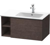 Duravit L-Cube meuble sous vasque LC619207272 82x48,1x40cm, 2000 coulissant, vasque à droite, chêne foncé brossé