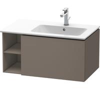 Duravit L-Cube meuble sous vasque LC619209090 82x48,1x40cm, 2000 coulissant, vasque à droite, gris flanelle finition satinée