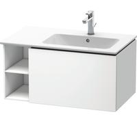 Duravit L-Cube meuble sous lavabo LC619201818 82x48,1x40cm, 2000 coulissant, vasque à droite, blanc mat