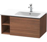 Duravit L-Cube Meuble sous-lavabo suspendu, 1 tiroir, étagère sur le côté, vasque à droite, 820x400x481mm, LC619207979
