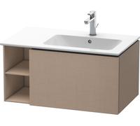 Duravit L-Cube meuble sous-lavabo LC619207575 82x48,1x40cm, 2000 coulissant, lavabo à droite, lin