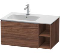 Duravit L-Cube Meuble sous-lavabo suspendu, 1 tiroir, étagère sur le côté, vasque à gauche, 820x400x481mm, LC619102121
