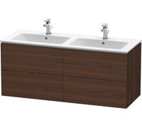 Duravit Meuble sous-lavabo suspendu L-Cube LC625906969 4 tiroirs 1290×550×481 mm Noyer brossé