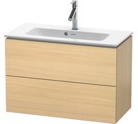 Duravit Meuble sous-lavabo suspendu L-Cube LC625707171 2 tiroirs 820×550×391mm chêne méditerranéen