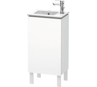 Duravit L-Cube Meuble sous-lavabo vertical, 1 porte, charnière à gauche, 420x704x294mm, LC6273L1818, Couleur: Décor blanc mat