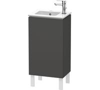Duravit L-Cube Meuble sous-lavabo vertical, 1 porte, charnière à gauche, 420x704x294mm, LC6273L4949