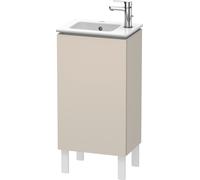 Duravit L-Cube Meuble sous-lavabo vertical, 1 porte, charnière à gauche, 420x704x294mm, LC6273L9191, Couleur: DÃ©cor taupe mat
