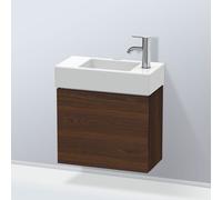 Duravit Meuble sous-lavabo suspendu L-Cube LC6246R6969 1 porte droite 480x400x240 mm Noyer brossé